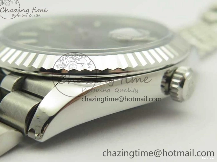 MiroTime 0114 DateJust 41 126334 SS REF 1:1 Best Edition Gray Dial Stick Markers on Jubilee Bracelet A3235 Clone V OdorResistant 3382